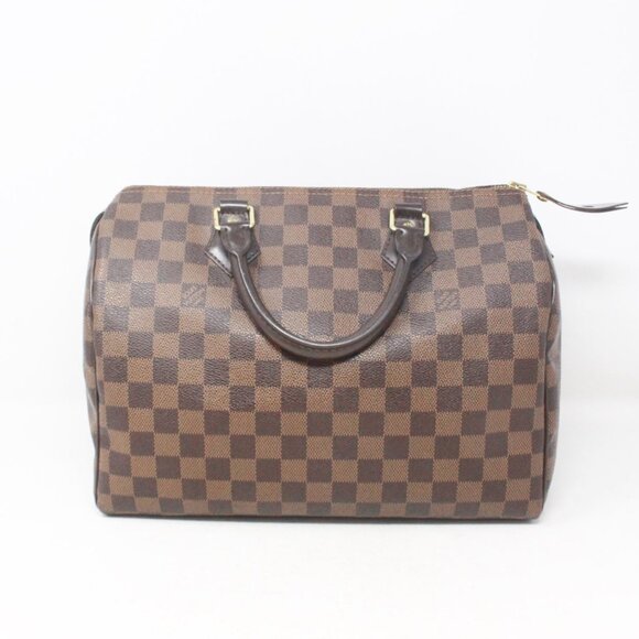 Louis Vuitton #BEGKSR Damier Ebene Speedy 30 Bag - Picture 1 of 6